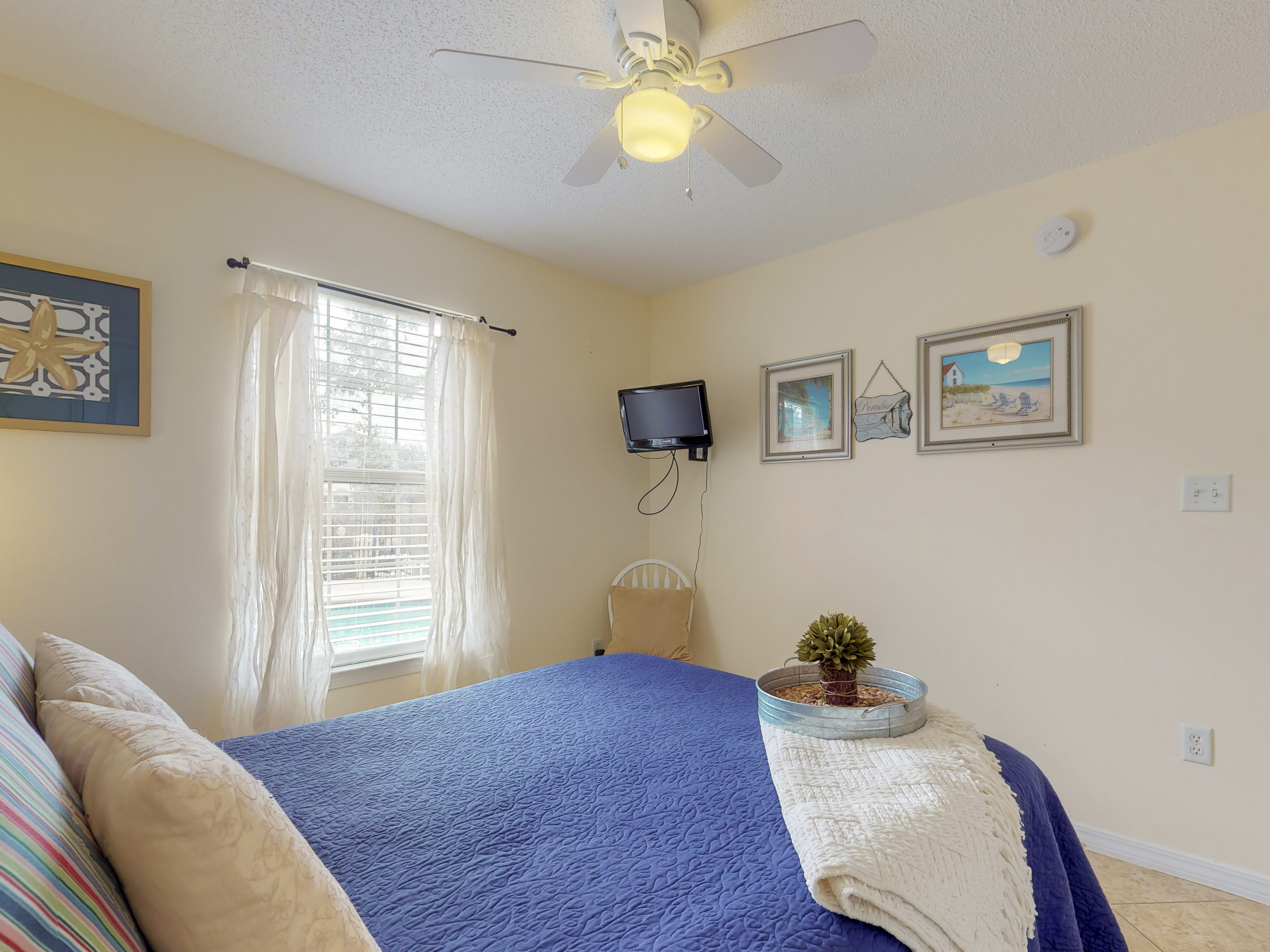 Blue bedroom