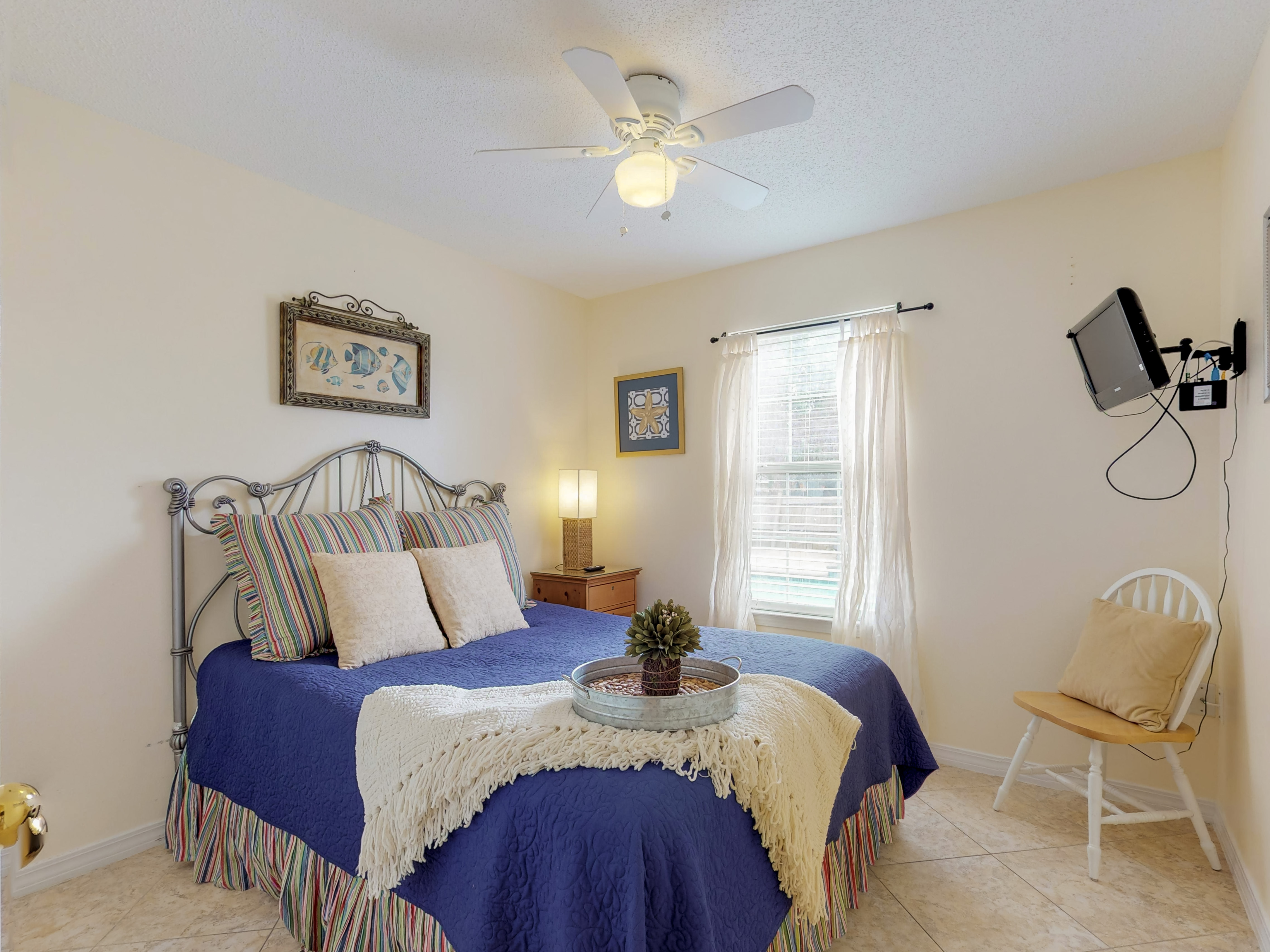 Blue bedroom